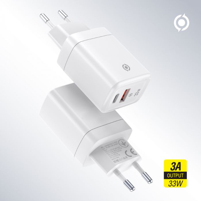 Мережевий зарядний пристрій Piko TC-PD332 (1USB-Cx3A, 1USBx3A) 33W White (1283126597794)