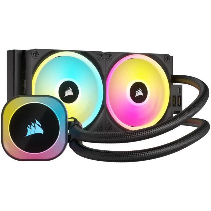 Система водяного охолодження Corsair iCUE Link H100i RGB Liquid CPU Cooler Black (CW-9061001-WW)