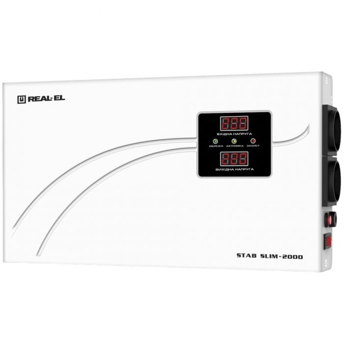 Cтабілізатор REAL-EL STAB SLIM-2000 White