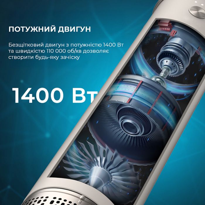 Стайлер Cecotec Bamba CeramicCare 8in1 AirGlam Black (CCTC-03464)