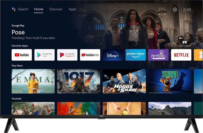Телевiзор TCL 40L5A