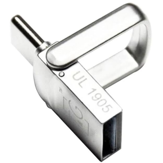 Флеш-накопичувач USB3.0 32GB Type-C T&G 104 Metal Series Silver (TG104TC-32G3)