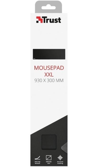 Ігрова поверхня Trust Mouse Pad XXL Black (24194)