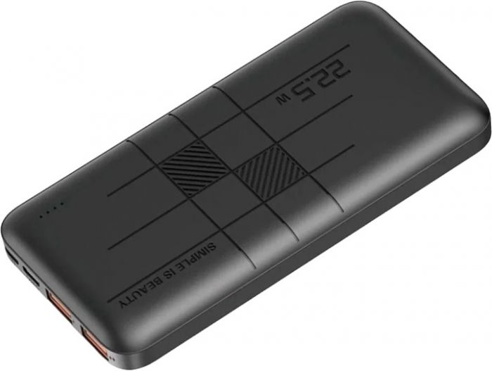 Універсальна мобільна батарея XO PR187 10000mAh 22.5W Black