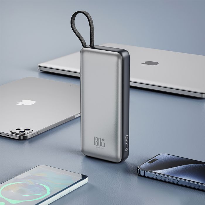 Універсальна мобільна батарея XO PR268 PD 22.5W QC 3.0 20000mAh Grey