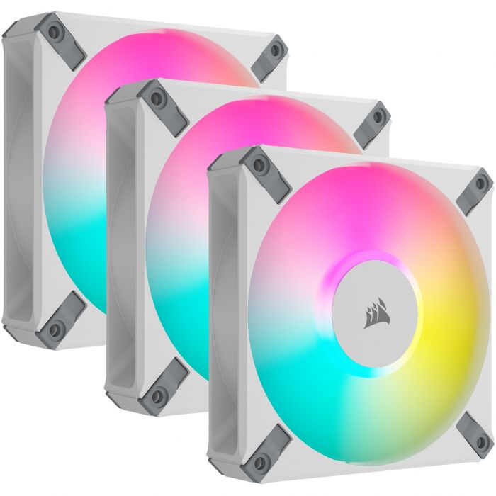Вентилятор Corsair AF120 RGB Elite White Triple Pack (CO-9050158-WW)