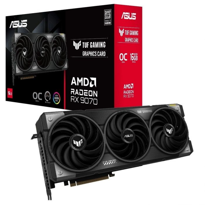 Відеокарта AMD Radeon RX 9070 16GB GDDR6 TUF Gaming OC Asus (TUF-RX9070-O16G-GAMING)
