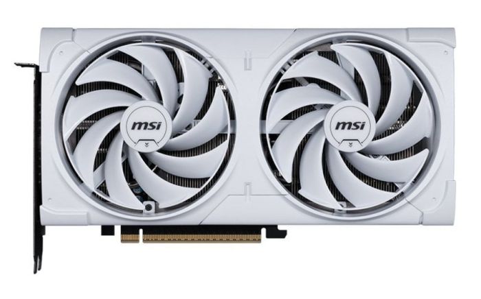 Відеокарта GF RTX 5070 12GB GDDR7 Ventus 2X OC White MSI (GeForce RTX 5070 12G VENTUS 2X OC WHITE)