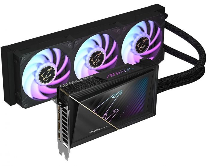 Відеокарта GF RTX 5080 16GB GDDR7 Aorus Xtreme Waterforce Gigabyte (GV-N5080AORUSX W-16GD)