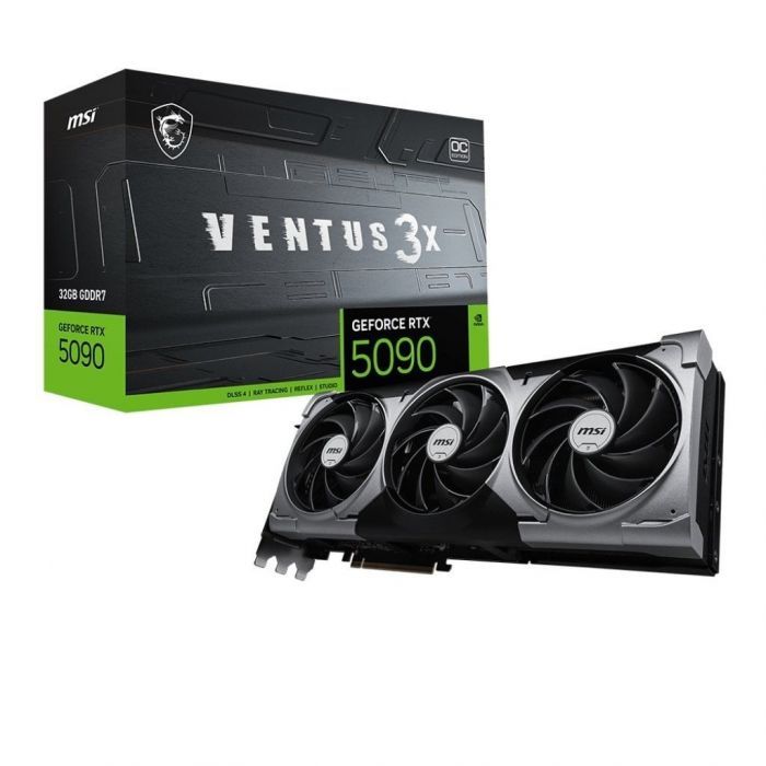 Відеокарта GF RTX 5090 32GB GDDR7 Ventus 3X OC MSI (GeForce RTX 5090 32G VENTUS 3X OC)