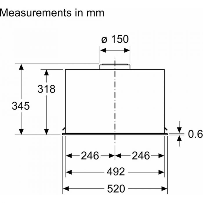 Витяжка Bosch DLN56AC50