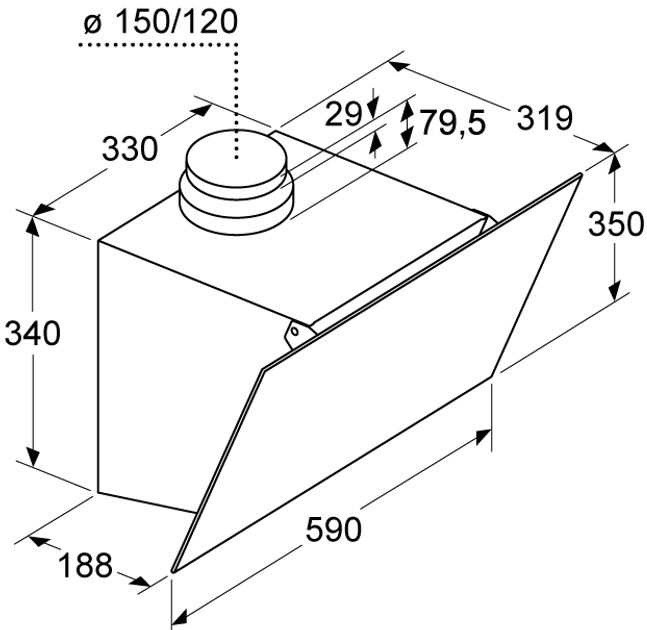 Витяжка Bosch DWK63PJ20T