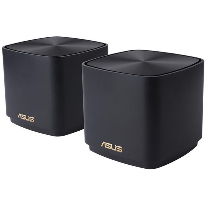 Wi-Fi Mesh система Asus ZenWiFi XD4 Plus 2pk Black (90IG07M0-MO3C30)
