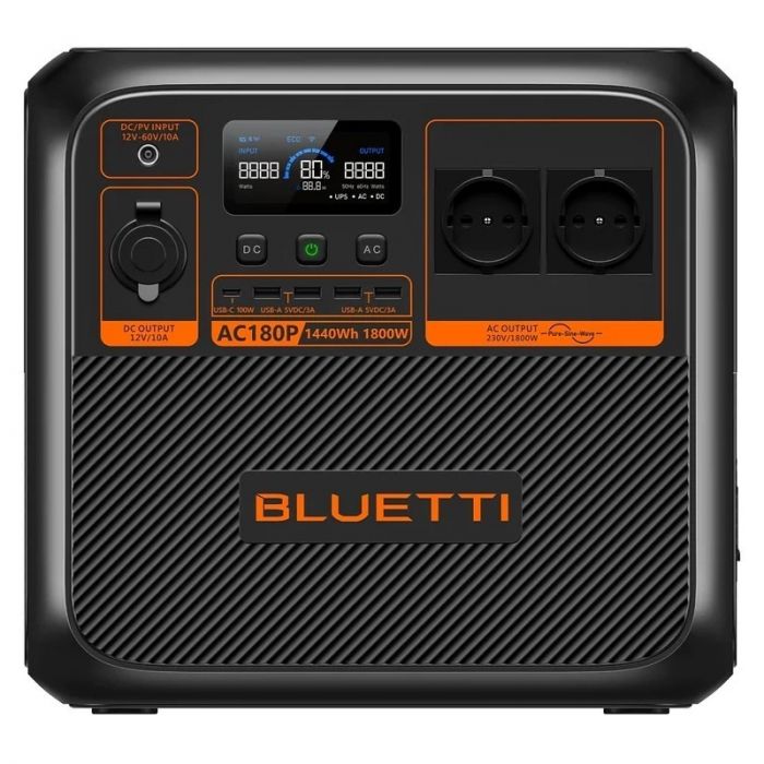 Зарядна станція Bluetti AC180P, 1440Wh, 1800W, LiFePO4_EU